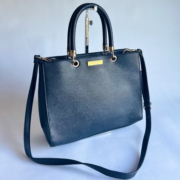 Carvela Black Crossgrain Leather Tote - Picture 2 of 14